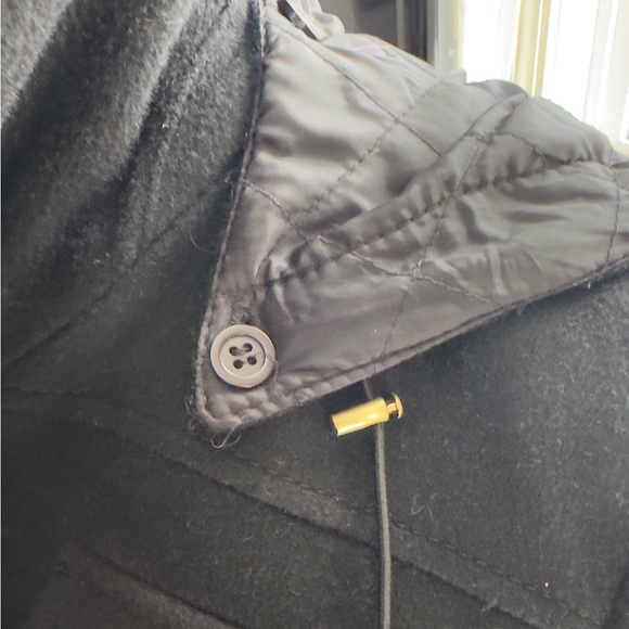 Ellen Tracy Women's Black Wool Coat - Picture 14 of 16